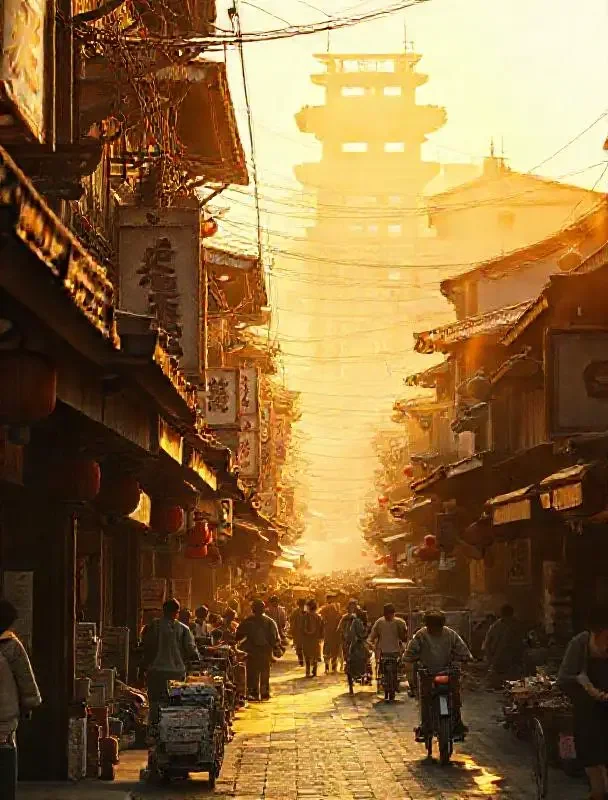 黄豆短剧《满城烟火》短剧封面海报